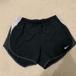 black nike shorts